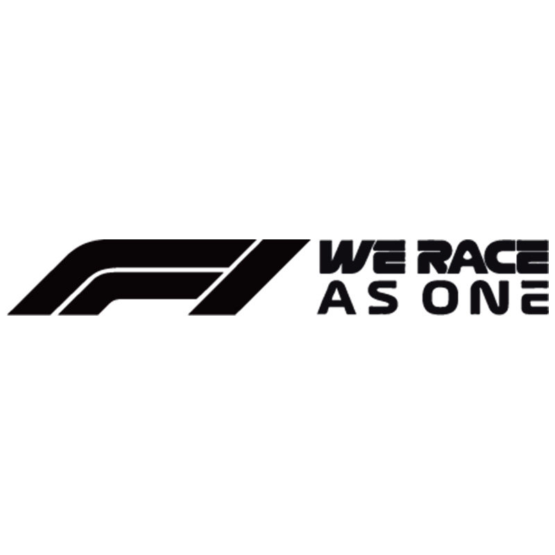 F1赛事英文镂空标志汽车贴纸