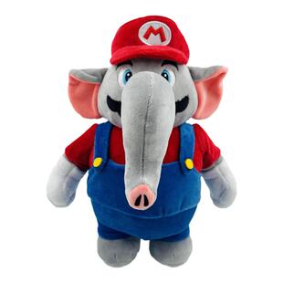超级马里奥惊奇公仔大象马力欧毛绒玩具长鼻子路易玛利欧Wonder