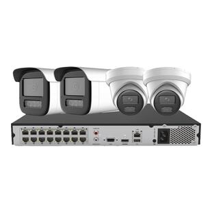 海康威视600万400万星光POE网络高清监控器套装室外成套监控设备