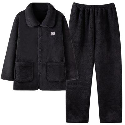 珊瑚绒睡衣男秋冬款2025新款加厚