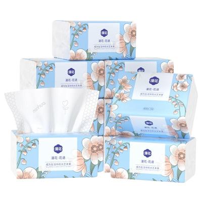 漫花400张抽纸宿舍家用实惠装