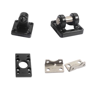 亚德客气缸支架单耳双耳法兰F-SC32 40 50 63 80/ CA CB LB FA FB