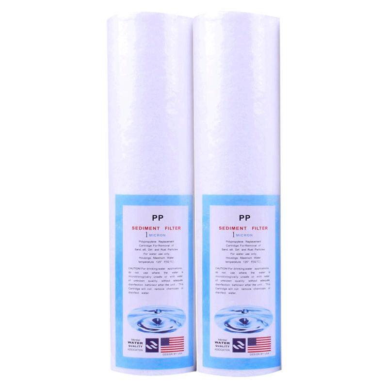 爱尚沃10寸20寸30寸40寸PP棉滤芯保安精密过滤器微孔折叠骨架滤芯