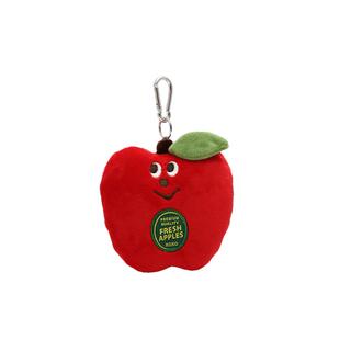 GLADEE红苹果卡包拉链零钱包伸缩绳毛绒挂件Apple