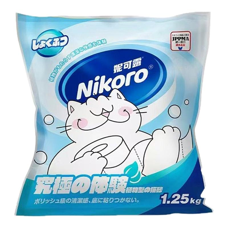 Nikoro妮可露木薯砂混合砂低尘除臭结团快不飞粉环保原味整箱