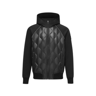 波司登2023秋冬男女同款轻薄连帽情侣鹅绒卫衣羽绒服B30133744