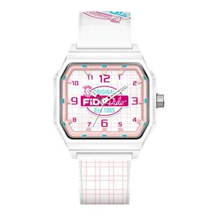 fidodido七喜小子手表女款美式甜心小方块学生款时尚潮流石英表