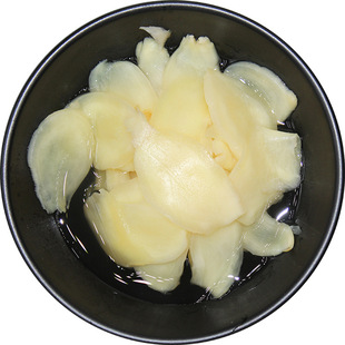 广东糖醋姜片 潮汕特产 酸甜醋泡姜片下饭菜 寿司白姜310g瓶包邮