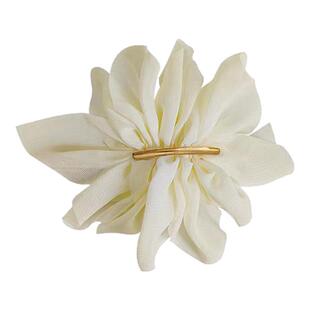 法式花朵气质半扎发发夹高端一字夹后脑勺精致弹簧夹盘发头发夹子