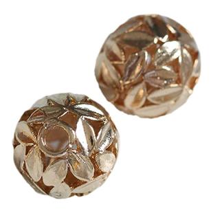 黄铜保色隔珠花球手链吊坠蜻蜓眼*花影梦发簪发饰头饰DIY配件