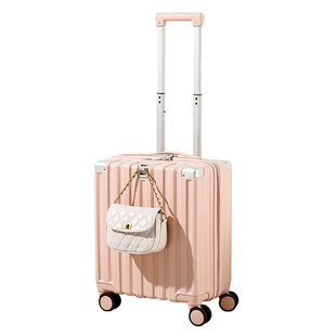 袋鼠18寸小行李箱手提迷你轻便可上飞机免托运短途旅行拉杆密码箱