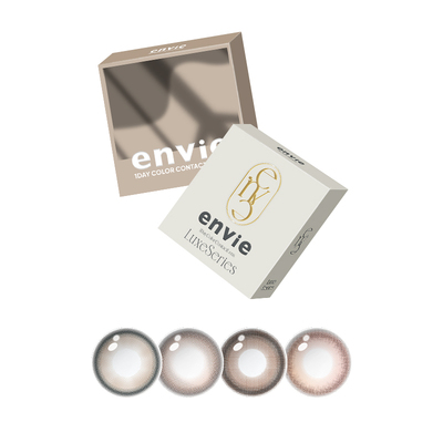 【新品上市】envie美瞳日抛2片试戴片鎏金系列彩色近视隐形眼镜