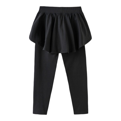 【balaOne】巴拉巴拉童装儿童打底裤女童2026春装新款假两件裙裤