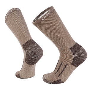 灰壳美利奴羊毛袜雪山毛圈袜女加厚防臭户外登山运动袜子男款跑步