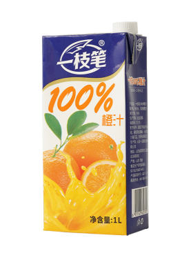 一枝笔橙汁100%果汁瓶装饮料