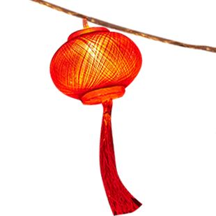 新年装饰红灯笼彩灯串灯挂件喜庆节日阳台窗帘布置过年装扮氛围灯