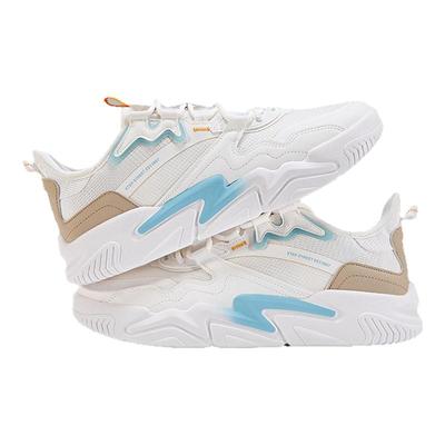 特步男鞋板鞋男2025夏季暗流透气