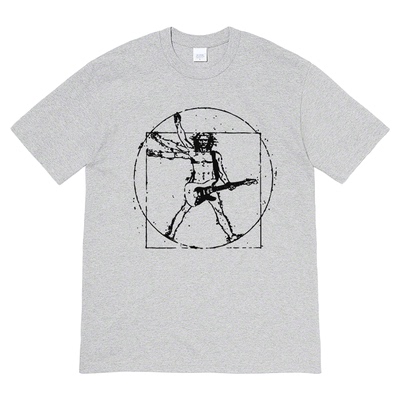 达芬奇摇滚da Vinci rock man美式T恤复古vintage男女宽松纯棉tee