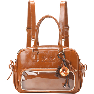 畹町面包坊保龄球包女25年春季枕头包双肩斜挎两用痛包学院手提包