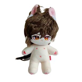 钟离棉花娃20cm原神棉花娃娃公仔玩偶骨架正版便宜可爱男孩生日礼