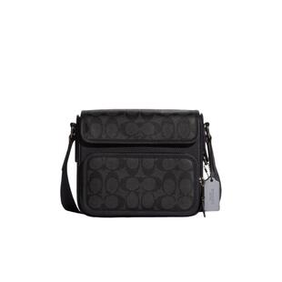 COACH/蔻驰奥莱男士SULLIVAN翻盖斜挎包单肩包