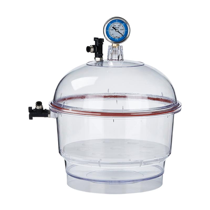 塑料真空干燥器实验室真空罐干燥皿干燥釜干燥罐无油真空泵抽气泵