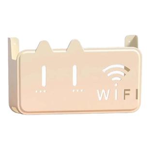 无线wifi电视机顶盒路由器置物架免打孔收纳盒子壁挂式装饰遮挡箱