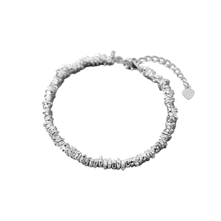 猫蛰S925纯银腰缠万贯·重工盘缠手链2025轻奢气质范碎银女生手串