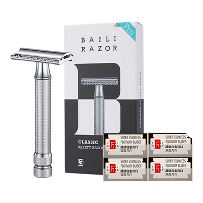 百利大胡子安全剃须刀老式双面刀