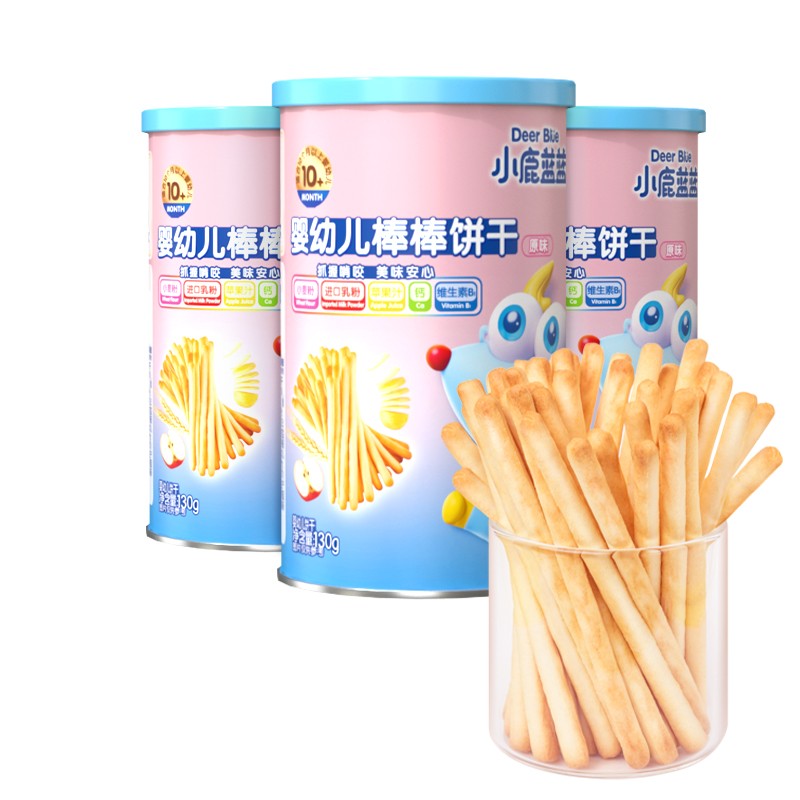 小鹿蓝蓝棒棒饼干锻炼抓握