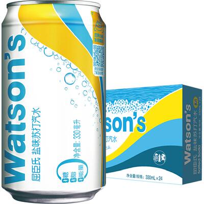 屈臣氏盐味无糖零卡苏打碳酸饮料