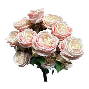 新款婚庆仿真花粉色婚礼堂吊顶订婚宴背景装饰路引插花地排花假花