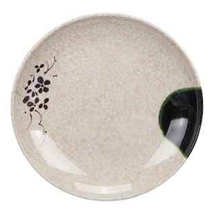 青荷密胺餐具仿瓷盘子塑料盘碟子汤盘浅圆盘菜盘鱼盘炒饭盘肠粉盘