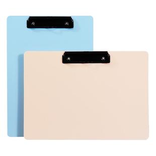 加厚写字板文件夹横款竖款A4书写垫板夹横版美术画板夹A5票据夹子