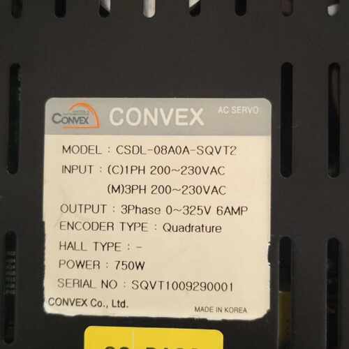询价-CONVEX康伯斯伺服驱动器 CSDL-08A0A-SQVT