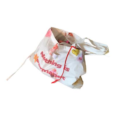 loveyoung抽象印花托特包