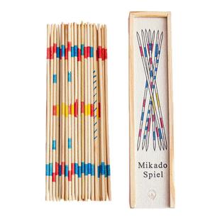 挑木棒儿童竹签游戏棒玩具木质小棍宝宝益智思维训练趣味亲子互动