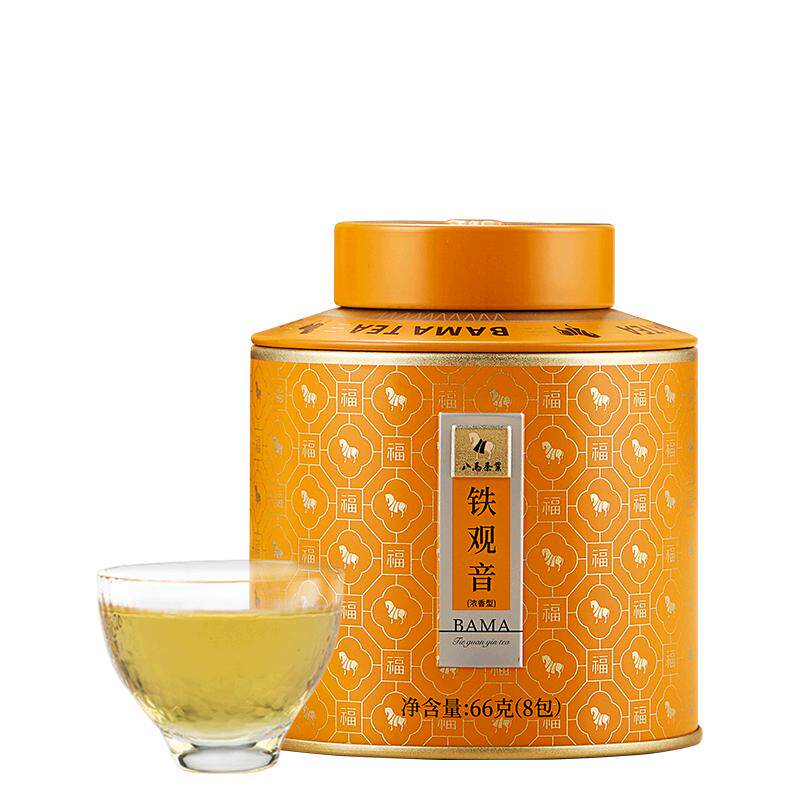 八马茶业安溪铁观音特级浓香型乌龙茶罐装茶叶官方旗舰店正品