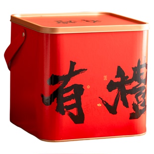 新年喜庆礼盒马年新款包装盒酒店定制高档送人零食特产大号空盒子