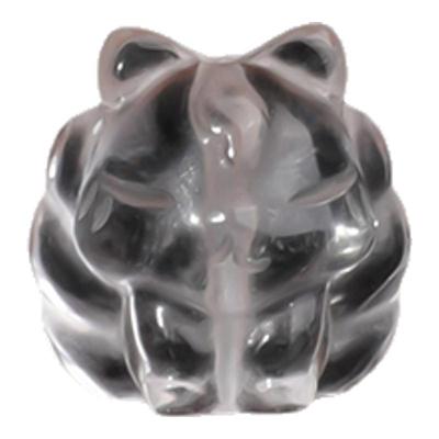 天然白水晶diy配件方糖貔貅葫芦