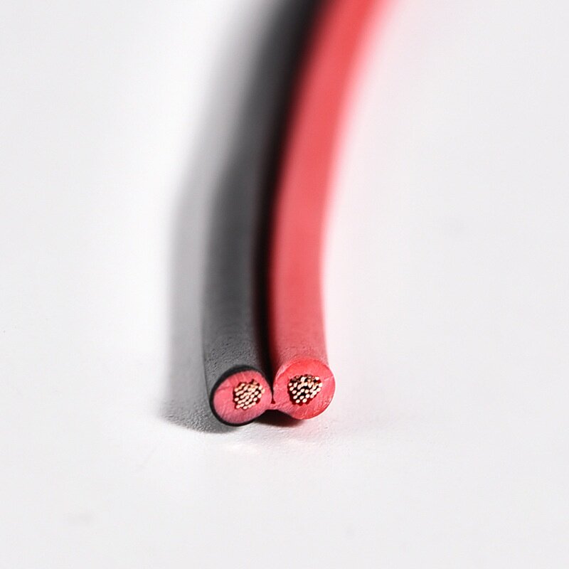 2芯双色并线喇叭线国标RVB阻燃平行家装纯铜0.7511.5电线专用平方