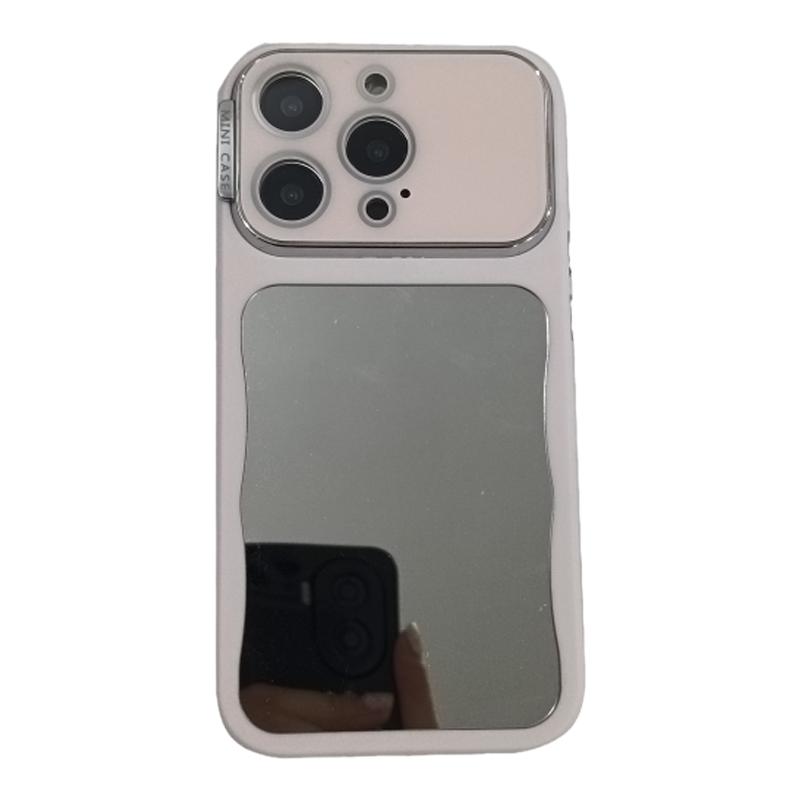 高级感网红镜面适用苹果15手机壳补妆镜iPhone14pro新款13硅胶16ProMax女款12防摔11情侣小众全包保护套软壳