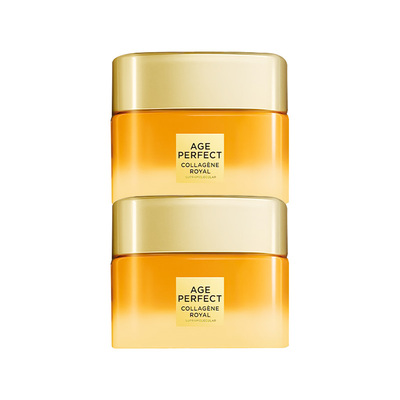 欧莱雅花蜜胶原小蜜罐面霜秋冬滋润紧致抗皱女中样30ml*2