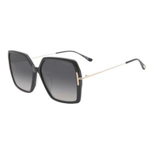 TOM FORD 太阳眼镜方形大框时尚潮流墨镜银泰百货 300211