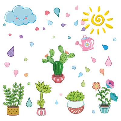 阳台推拉门装饰防撞贴纸静电贴