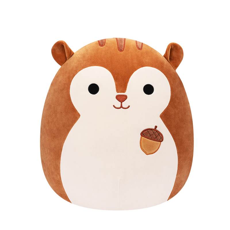 美国Squishmallows松鼠章鱼哈密瓜创意可爱毛绒玩偶公仔娃娃礼物