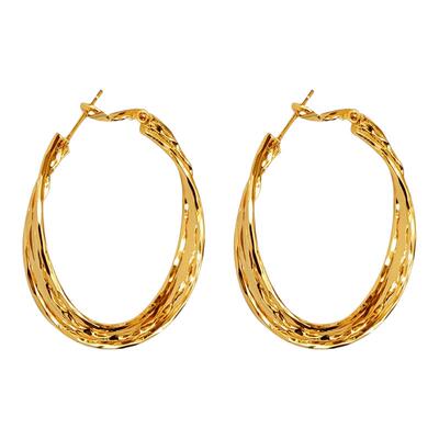 925银针时尚耳环2025年新款圈圈