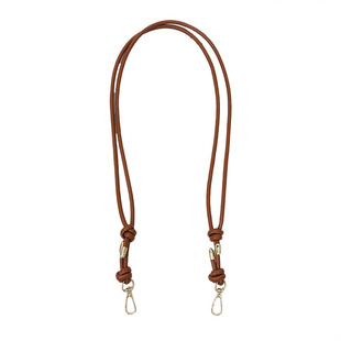 pu圆形车皮线单肩斜背可调节包带手挽钩针包包手工DIY配件可伸缩