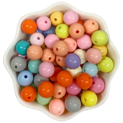 12mmdiy亚克力编织手链散珠