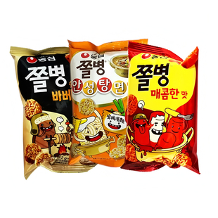 韩国进口零食农心兵卒干脆面即食方便面82g零食小吃休闲食品